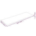 vidaXL Panneaux muraux 12 Pièces Jaune 90x30 cm Velours 3 24 m²