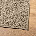 vidaXL Tapis ZIZUR beige 240x240 cm aspect de jute intérieur extérieur