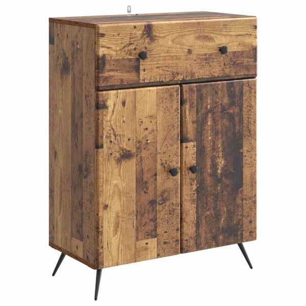 vidaXL Buffet Bois ancien 66 x 34 5 x 90 cm Bois d'ingénierie