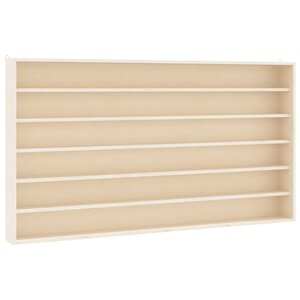 vidaXL Vitrine de collection en bois avec 6 étagères 100x8 5x55 cm