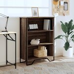 vidaXL Bibliothèque chêne marron 80x31x106 cm bois d'ingénierie