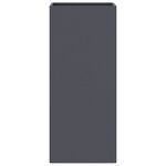 vidaXL Jardinière anthracite 32x29x75 cm acier