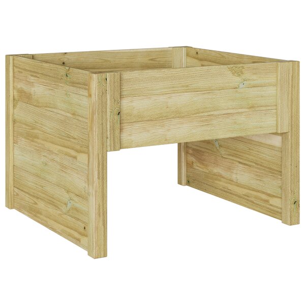 vidaXL Garage pour tondeuse robot en bois de pin traité