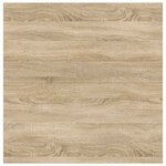 vidaXL Table basse avec tiroirs chêne sonoma 100x100x40 cm