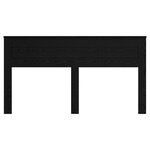 vidaXL Tête de lit Chêne noir 180 cm Bois d'ingénierie