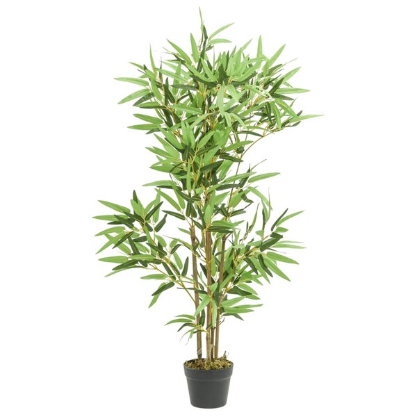 vidaXL Bambou artificiel 552 feuilles 120 cm vert