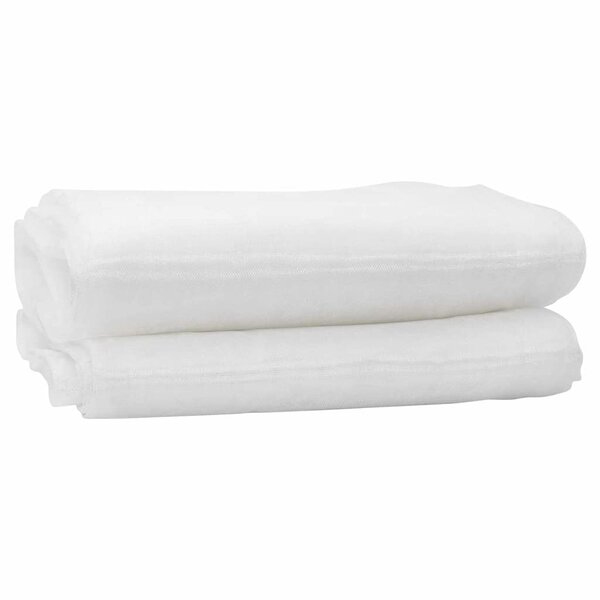 vidaXL Filet Anti-insectes Blanc 3 x 25 m HDPE