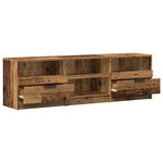 vidaXL Meuble TV vieux bois 150x33 5x45 cm bois d'ingénierie