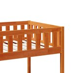 vidaXL Lit pour enfants sans matelas cire marron 90x200 cm pin massif