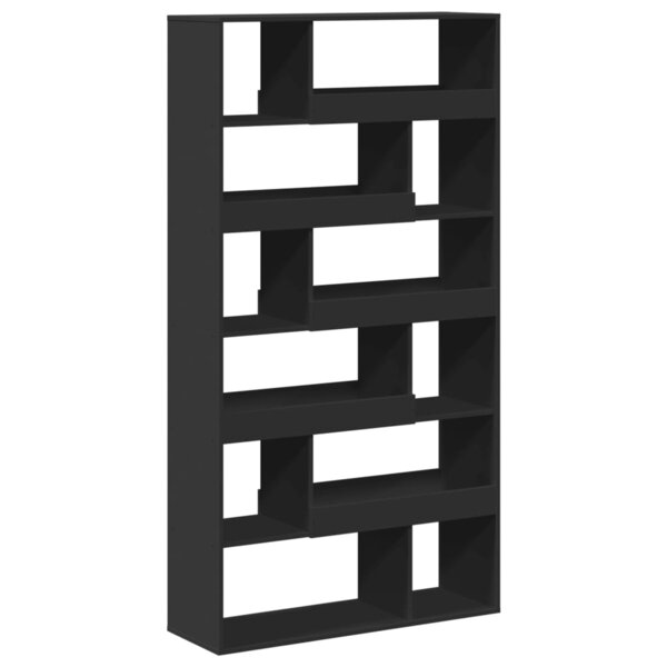 vidaXL Bibliothèque noir 100x33x187 5 cm bois d'ingénierie