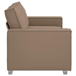 vidaXL Canapé Cappuccino 180 x 78 x 84 cm tissu