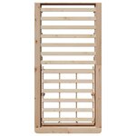 vidaXL Cadre de lit Pin massif 210 x 118 x 30 cm Pin massif