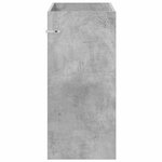 vidaXL Meuble sous lavabo de salle de bain Gris béton