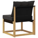 vidaXL Sofa de milieu extérieur Blanc