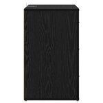 vidaXL Cabinet de chevet Chêne noir 50 x 36 x 60 cm Bois d'ingénierie