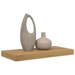 vidaXL Étagère Murale Marron 50 x 23 x 4 cm Bois d'ingénierie
