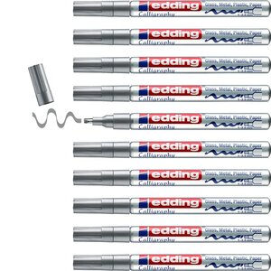 Marqueur Peinture brillante 753 argent 1-2 5 mm x 10 EDDING