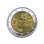 2 euros commémorative Malte 2019 - Temples Ta Hagrat.