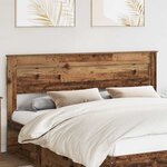 vidaXL Tête de lit Bois Ancien 180 cm Bois d'ingénierie