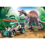 PLAYMOBIL 71820 - Spinosaure  chercheur et véhicule à grue pivotante