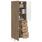 vidaXL Ensemble de Meubles 2 Pièces Chêne artisanal Bois d'ingénierie