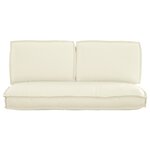 vidaXL Set de coussins de palette 3 Pièces Crème 120 x 60 x 12 cm