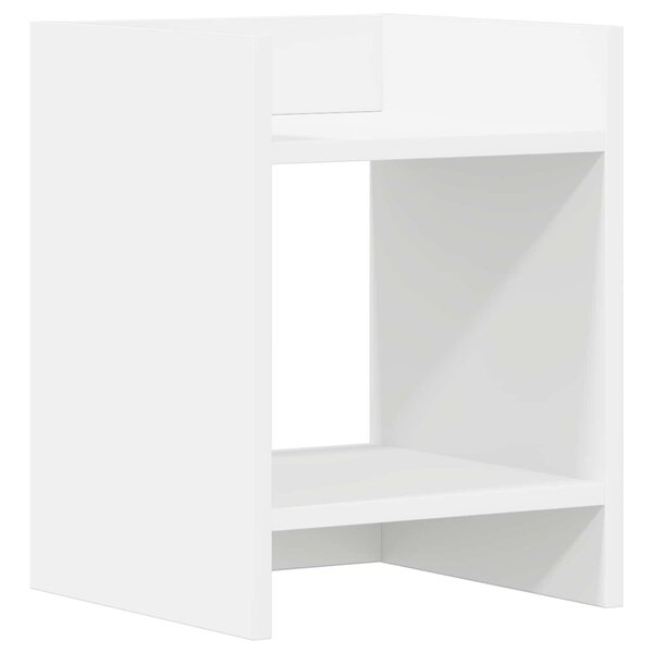 vidaXL Support de Plante Blanc 30 x 30 x 40 cm Bois d'ingénierie