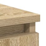 vidaXL Buffet avec tiroir chêne sonoma 71x35x65 cm bois d'ingénierie