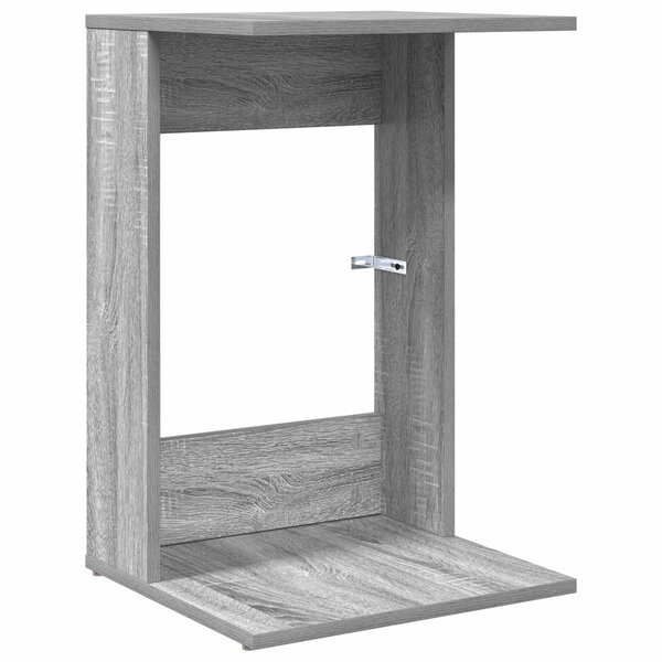 vidaXL Table d'appoint Gris Sonoma 40 x 38 x 62 5 cm Bois d'ingénierie