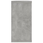 vidaXL Étagères cube murales 4 Pièces gris béton bois d'ingénierie
