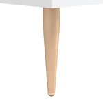 vidaXL Meuble TV blanc 150x30x44 5 cm bois d'ingénierie