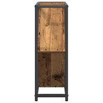 vidaXL Étagère à vin Bois ancien 51 x 18 x 52 5 cm Bois d'ingénierie
