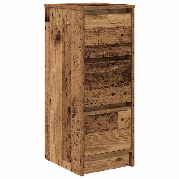 vidaXL Buffet vieux bois 29 5x34x76 cm bois d'ingénierie