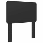 vidaXL Cadre de lit avec tiroir Noir 100 x 200 cm Bois d'ingénierie