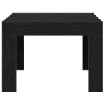 vidaXL Table basse Chêne noir 50 x 50 x 35 cm Bois d'ingénierie