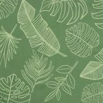 vidaXL Coussins de chaise lot de 4 motif de feuilles 40x40x4 cm tissu