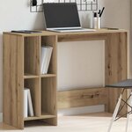 vidaXL Bureau chêne artisanal 102 5x35x75 cm bois d'ingénierie