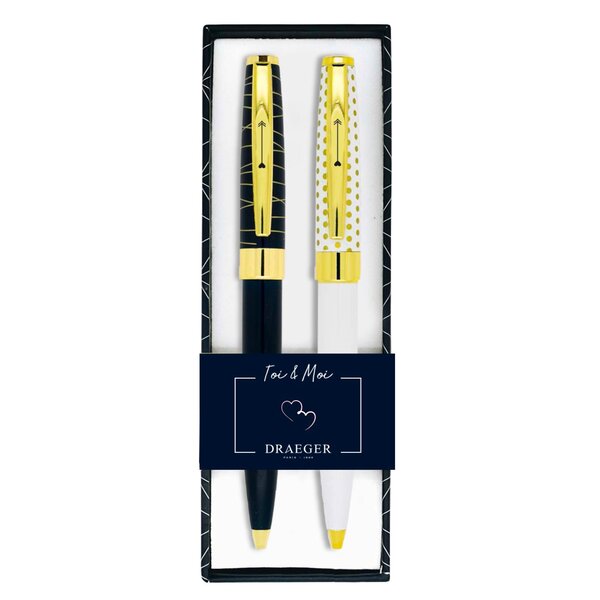 Duo De Stylos Personnalisés Pour Mariés - Draeger paris