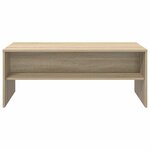 vidaXL Table basse Chêne Sonoma 100 x 50 x 40 cm Bois d'ingénierie