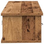 vidaXL Armoire murale vieux bois 88x26x18 5 cm bois d'ingénierie