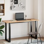 vidaXL Dessus de bureau non traité 120x50x2 cm bois d'acacia massif