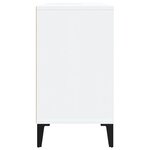 vidaXL Meuble d'évier blanc 80x33x60 cm bois d'ingénierie