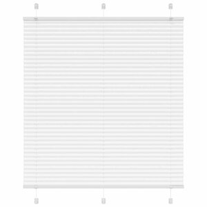 vidaXL Store plissé blanc 120x150cm largeur du tissu 119 4cm polyester