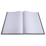 Registre 35x22,5cm 5x5 folioté 300 pages Noir toilé EXACOMPTA