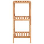 vidaXL Étagère de salle de bain 36x36x79 cm Bois massif de noyer
