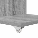 vidaXL Table d'appoint Gris Sonoma 40 x 35 x 60 cm Bois d'ingénierie
