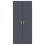 vidaXL Armoire de rangement 2 Pièces Anthracite 90 x 40 x 200 cm Acier