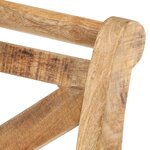 vidaXL Banc d'entrée 103x33x72 cm Bois de manguier solide