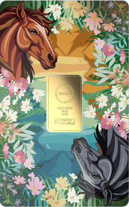 Monnaie YEAR OF THE HORSE 3.75 g Lingot Or (PRÉCOMMANDE)
