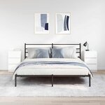 vidaXL Tables de chevet avec 3 tiroirs 2 Pièces blanc 39x35x65 cm